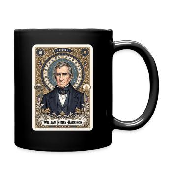 Carte de tarot William Henry Harrison - Mug uni - noir - Droite