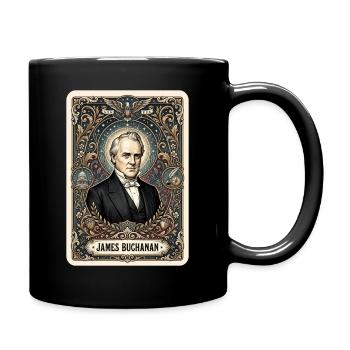 James Buchanan Tarotkarte - Tasse einfarbig - Schwarz - Rechts