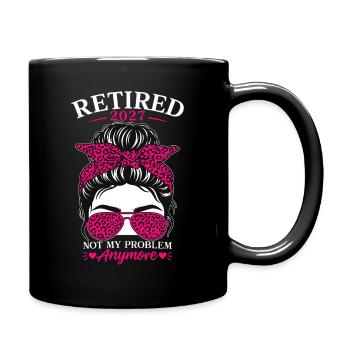 Retraité en 2027, ce n’est plus mon problème - Mug uni - noir - Droite