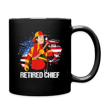Firefighter Children's Birthday Party - Full Colour Mug - black - Right