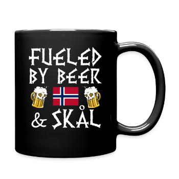 Norway Vacation Norge Fjords Scandinavian Beer Ska - Tasse einfarbig - Schwarz - Rechts