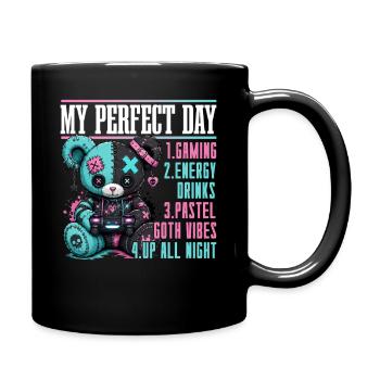 Pastel Goth Soft Goth Gaming Gamer - Tasse einfarbig - Schwarz - Rechts