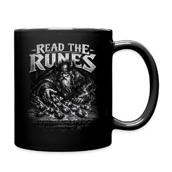 Read the Runes: Rune Seer - Full Colour Mug - black - Right