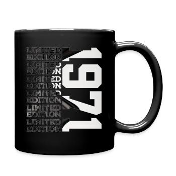 55 YEARS OLD LIMITED EDITION 1971 55TH BIRTHDAY - Full Colour Mug - black - Right