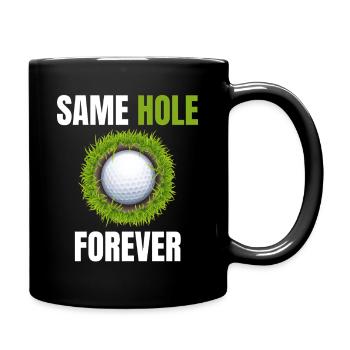 Bachelor Party Hole - Full Colour Mug - black - Right