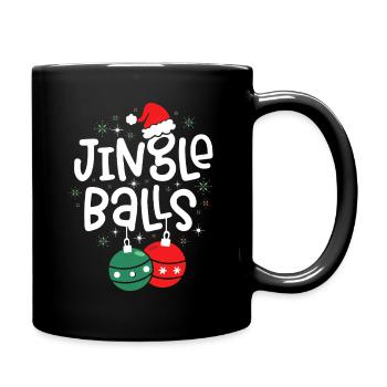 Jingle Balls Holiday Ornaments - Full Colour Mug - black - Right