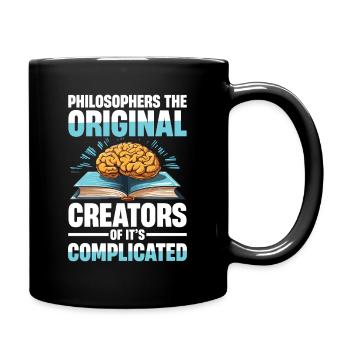  Philosophie Humor Philosophers The Original - Tasse einfarbig - Schwarz - Rechts