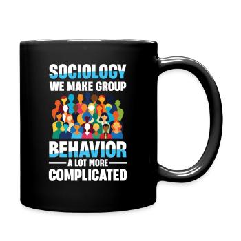 Groupe de sociologie Comportement sociologie Nous créons - Mug uni - noir - Droite