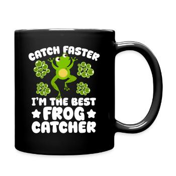 Frog Catcher The Best Frog Catcher Frog - Tasse einfarbig - Schwarz - Rechts