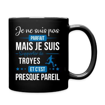 Je Ne Suis Pas Parfait Mais Je Suis Supporter D... - Mug uni - noir - Droite