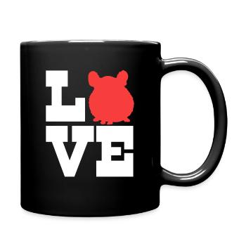 Chinchilla - Full Colour Mug - black - Right
