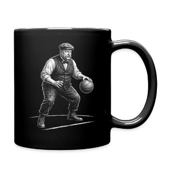 William Howard Taft Basketball  - Tasse einfarbig - Schwarz - Rechts