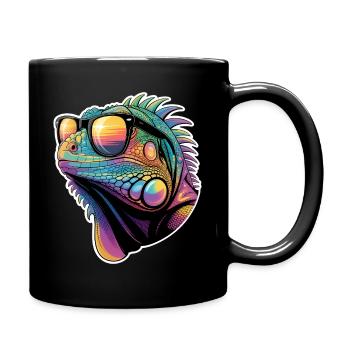 Iguanas Sayings Iguanas Funny Iguanas Gift - Full Colour Mug - black - Right
