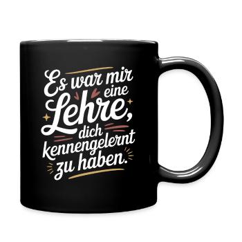 Lehre Dich Kennenzulernen Ex Freund Trennung Ex - Tasse einfarbig - Schwarz - Rechts