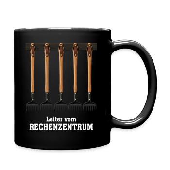 IT Support Glücksrad Service Desk IT Helpdesk Nerd - Tasse einfarbig - Schwarz - Rechts