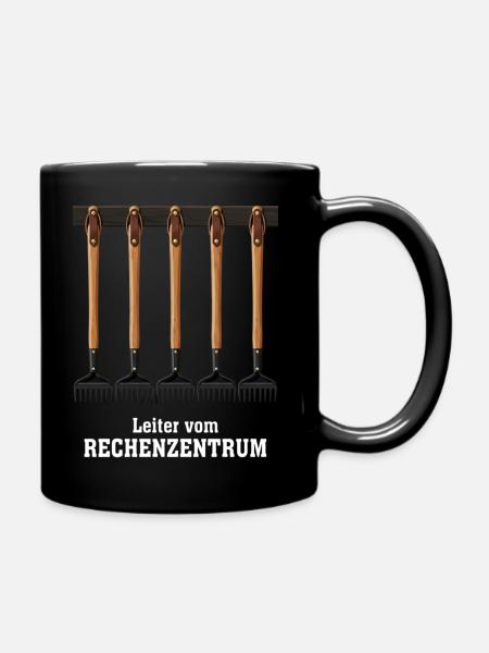 IT Support Glücksrad Service Desk IT Helpdesk Nerd - Tasse einfarbig - Schwarz