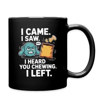 Bruits de mastication bruits de mastication bruits de claquement mastication mâchonnement - Mug uni - noir - Droite