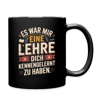 Lehre Dich Kennenzulernen Ex Freund Trennung Ex - Tasse einfarbig - Schwarz - Rechts