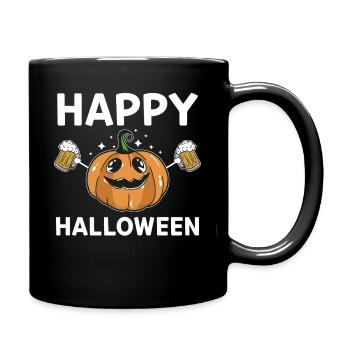 Happy Halloween Party Ideas Funny Halloween - Tasse einfarbig - Schwarz - Rechts