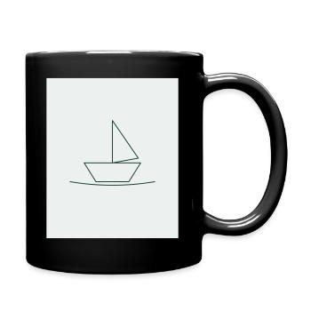 Art de lignes de l’archipel - Mug uni - noir - Droite