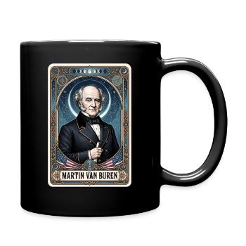 Carte de tarot Martin Van Buren - Mug uni - noir - Droite