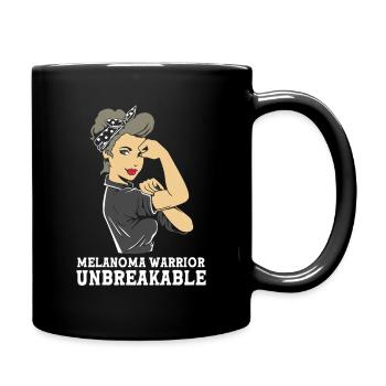 Cancer de la peau, mélanome - Mug uni - noir - Droite