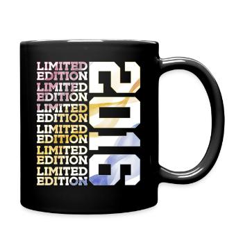 LIMITED EDITION 2016 - 10 JAHRE - 10. GEBURTSTAG - Tasse einfarbig - Schwarz - Rechts