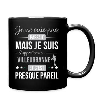 Je Ne Suis Pas Parfait Mais Je Suis Supporter D... - Mug uni - noir - Droite
