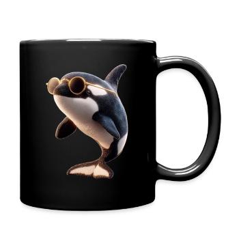 Orca Killer Whale Killer Whale Marine Animals Orcas - Full Colour Mug - black - Right