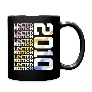 LIMITED EDITION 2010 - 16 JAHRE - 16. GEBURTSTAG - Tasse einfarbig - Schwarz - Rechts