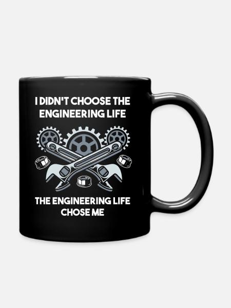Ingenieur Student - Tasse einfarbig - Schwarz