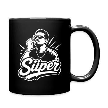 Süper Script Wordmark Youth Word - Full Colour Mug - black - Right