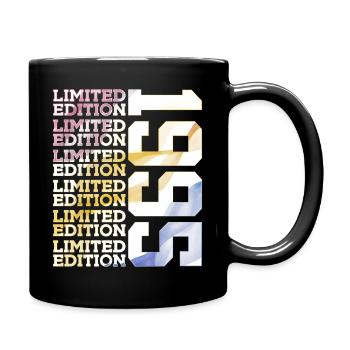 LIMITED EDITION 1995 - 31 JAHRE - 31. GEBURTSTAG - Tasse einfarbig - Schwarz - Rechts
