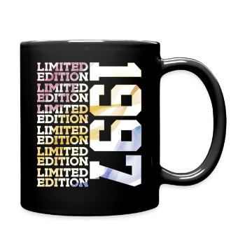 LIMITED EDITION 1997 - 29 JAHRE - 29. GEBURTSTAG - Tasse einfarbig - Schwarz - Rechts