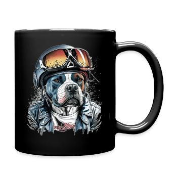 Biker Molosser 3 - 109c - Full Colour Mug - black - Right
