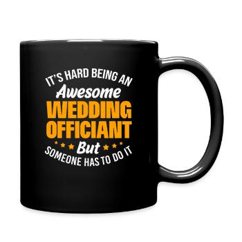 Pfarrer - Tasse einfarbig - Schwarz - Rechts