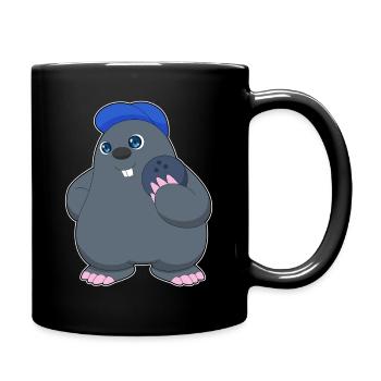 Maulwurf Bowling Bowlingkugel Sport - Tasse einfarbig - Schwarz - Rechts