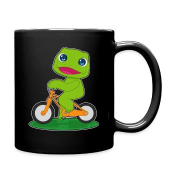 Vélo Grenouille - Mug uni - noir - Droite