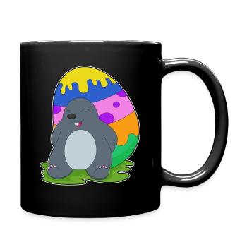 Mole Easter Easter Egg - Full Colour Mug - black - Right