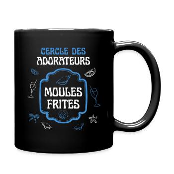 Cercle des Adorateurs Moules Frites - Mug uni - noir - Droite