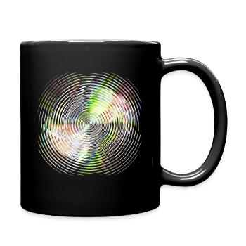Color Wheel Spiral - Full Colour Mug - black - Right