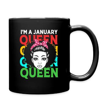 Zodiac sign Aquarius - Full Colour Mug - black - Right