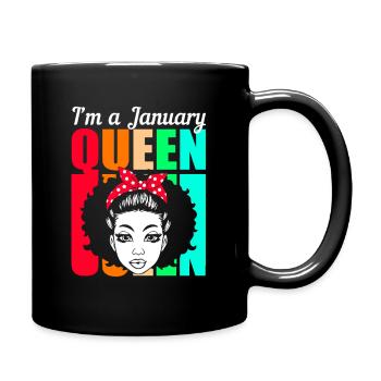 Zodiac sign Aquarius - Full Colour Mug - black - Right