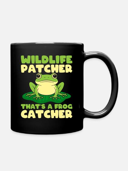 Frog Catcher Wildlife Patcher Catcher Frog - Tasse einfarbig - Schwarz