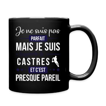 Je Ne Suis Pas Parfait Mais Je Suis Supporter D... - Mug uni - noir - Droite