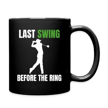 Golf Bachelor Party - Full Colour Mug - black - Right