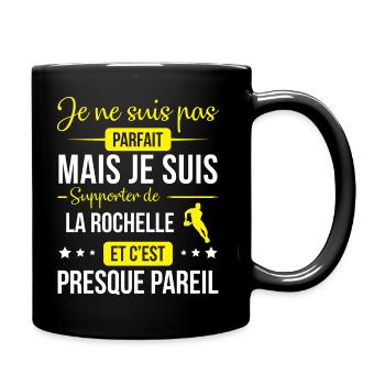 Je Ne Suis Pas Parfait Mais Je Suis Supporter D... - Mug uni - noir - Droite