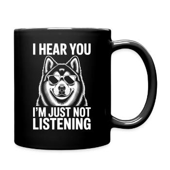 Alaskan Malamute Sayings Alaskan Malamute Gift - Full Colour Mug - black - Right