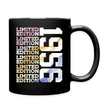 LIMITED EDITION 1956 - 70 YEARS - 70TH BIRTHDAY - Full Colour Mug - black - Right