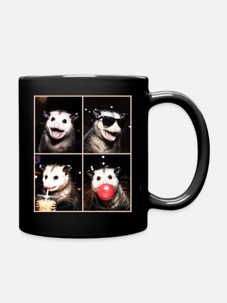 Opossums Opossum - Tasse einfarbig - Schwarz